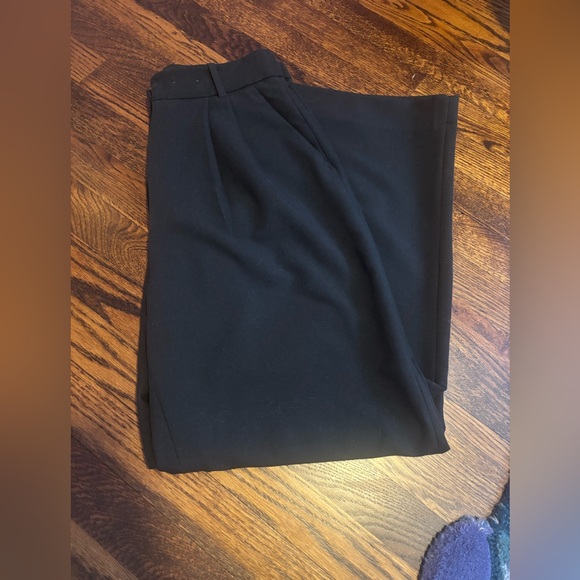 Abercrombie Curve Love Sloane Tailored Pant, BLACK size 28/6R - Picture 2 of 5